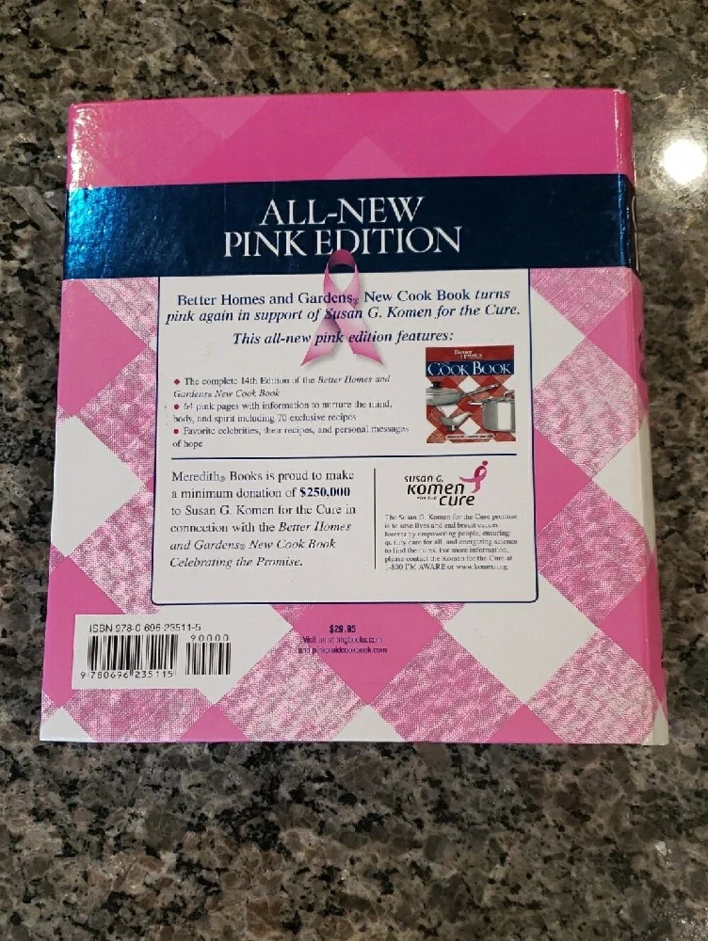 Better Homes and Gardens Celebrating the Promise Limited Edition Cook Book